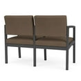 thumbnail image 5 of Fauteuil de Réception en Acier Lenox pour Salle d'Attente 2 Places / Acier Charbon / Brun, 5 of 5