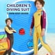 thumbnail image 3 of Sonducket Traje de neopreno para niños de 2,5 MM, traje de Surf resistente a los arañazos para jóvenes, adolescentes, niños pequeños Deportes acuáticos manga amarilla morada M Sonducket OD003690-07, 3 of 6