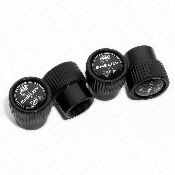 4pcs Universal Fit Shelby Car Wheels Tire Air Valve Caps Stem Dust Cover Gift