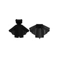 thumbnail image 2 of Cjfdfy Toddler Baby Halloween Boy Girl Costumes Clothes Bat Halloween Costumes Fleece Hood Wings Design Long Sleeve Shorts Jumpsuit My First Halloween Fall Winter Clothes, 2 of 9