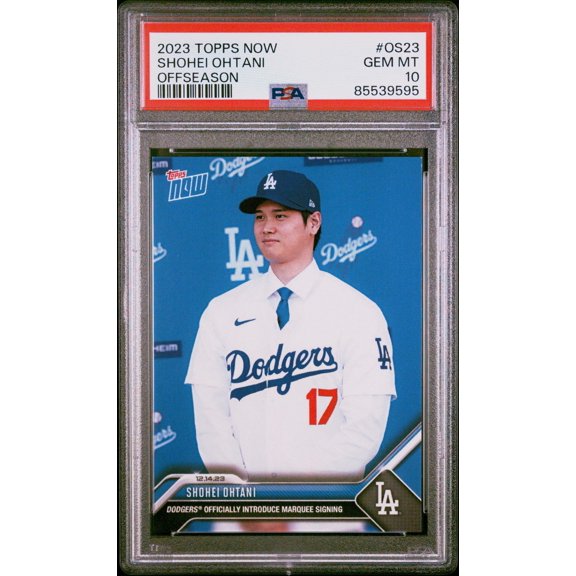 Graded 2023 Topps Now Shohei Ohtani #OS23 Offseason Baseball Card PSA 10 Gem Mint