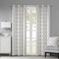 thumbnail image 1 of Cortina de ventana Madison Park Hayes de algodón con estampa, 1 of 3