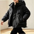 thumbnail image 2 of NORO ARK Kids Coat Hooded Quilted Winter Jacket (5-15 Years) Warm Polyester Coat Black Size 7, 2 of 6