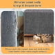 thumbnail image 3 of Rascador Autoadhesivo 200 cm x 40 cm, protección contra arañazos para sofá y Gato, autoadhesiva, Alfombrilla para rascar Gato, Color Gris Oscuro, 3 of 7