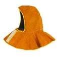 thumbnail image 2 of LOVIVER Capuchon de Protection en Cuir de Vachette Couvre-Chef de Soudage Résistant aux Flammes pour, 2 of 8