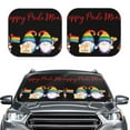 thumbnail image 2 of Sikiie Lgbt Gnome Print Foldable Car Windshield Sun Visor, Car Window Sunshade Suitable for Sedan, SUV and Truck Car Accessories-Large, 2 of 6