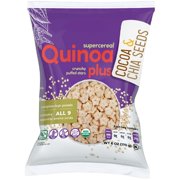 Awsum Snacks Organic Quinoa with Chia seeds, Cocoa & Stevia - Healthy Breakfast Cereal - Sugar Free, Vegan Diabetic Snacks - 6 oz