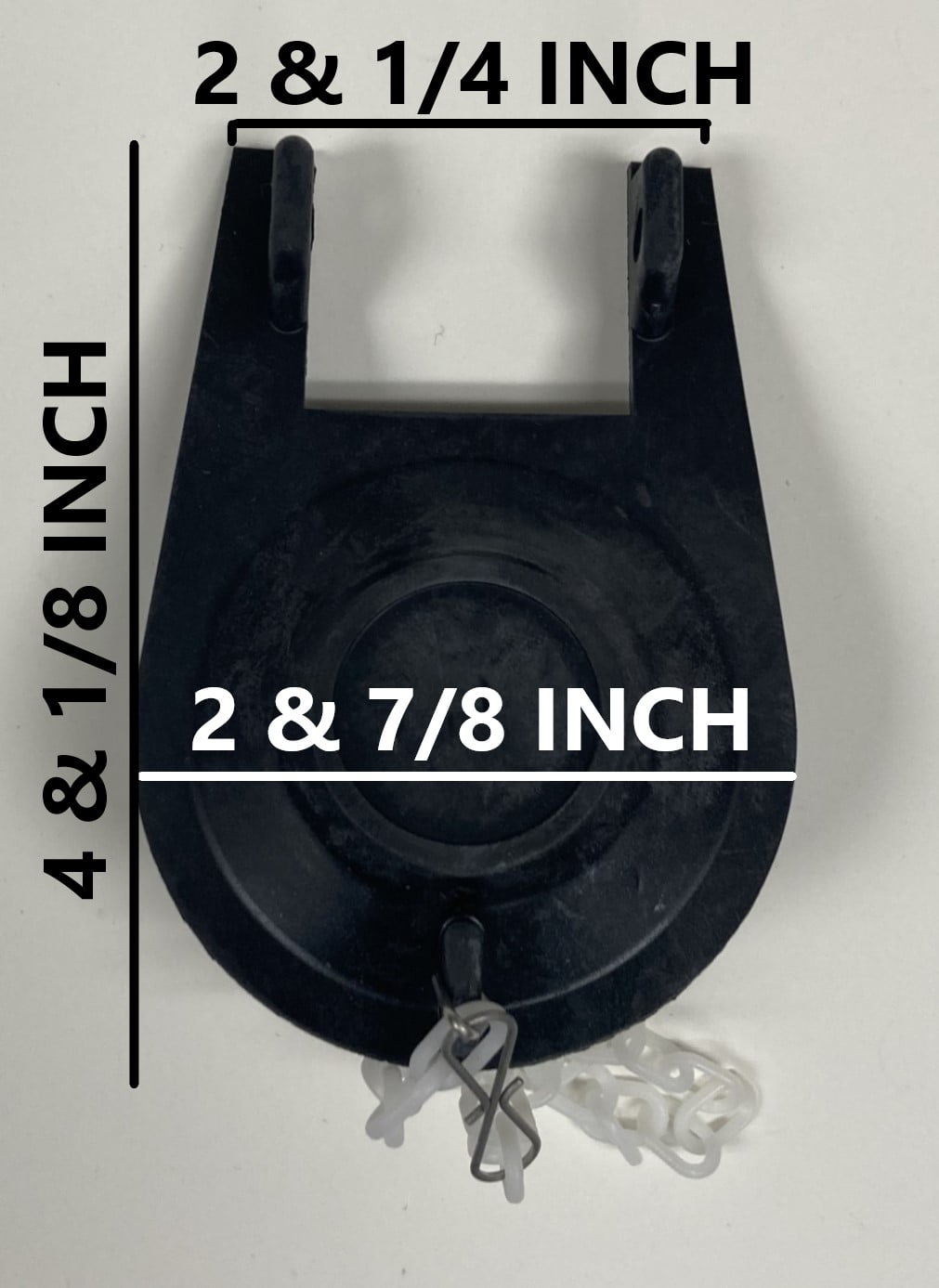 2 Inch Rubber Flapper Valve Replacement by NuFlush