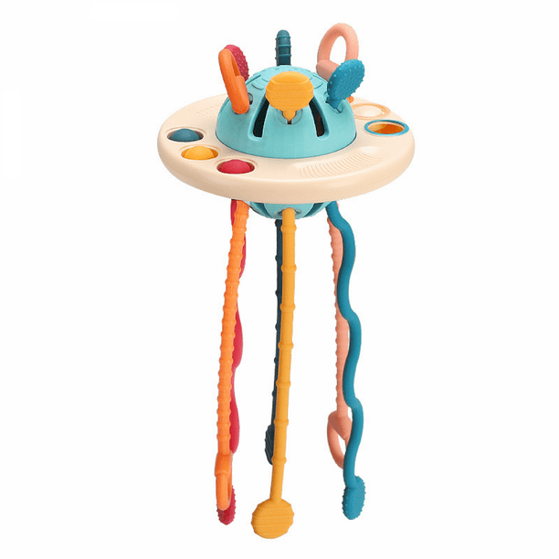 SAYDY Silicone Pull String Interactive Toy Toddler Interactive