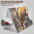 thumbnail image 4 of Christmas Birds Trees Snow Foldable Binder Folder Clipboard with Pen Slot Double Clips A4 Size File Storage, 4 of 8