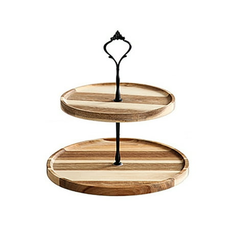 Oubit Dessert Stand Rack,Wood Dessert Stand Rack Dessert Display Tray ...