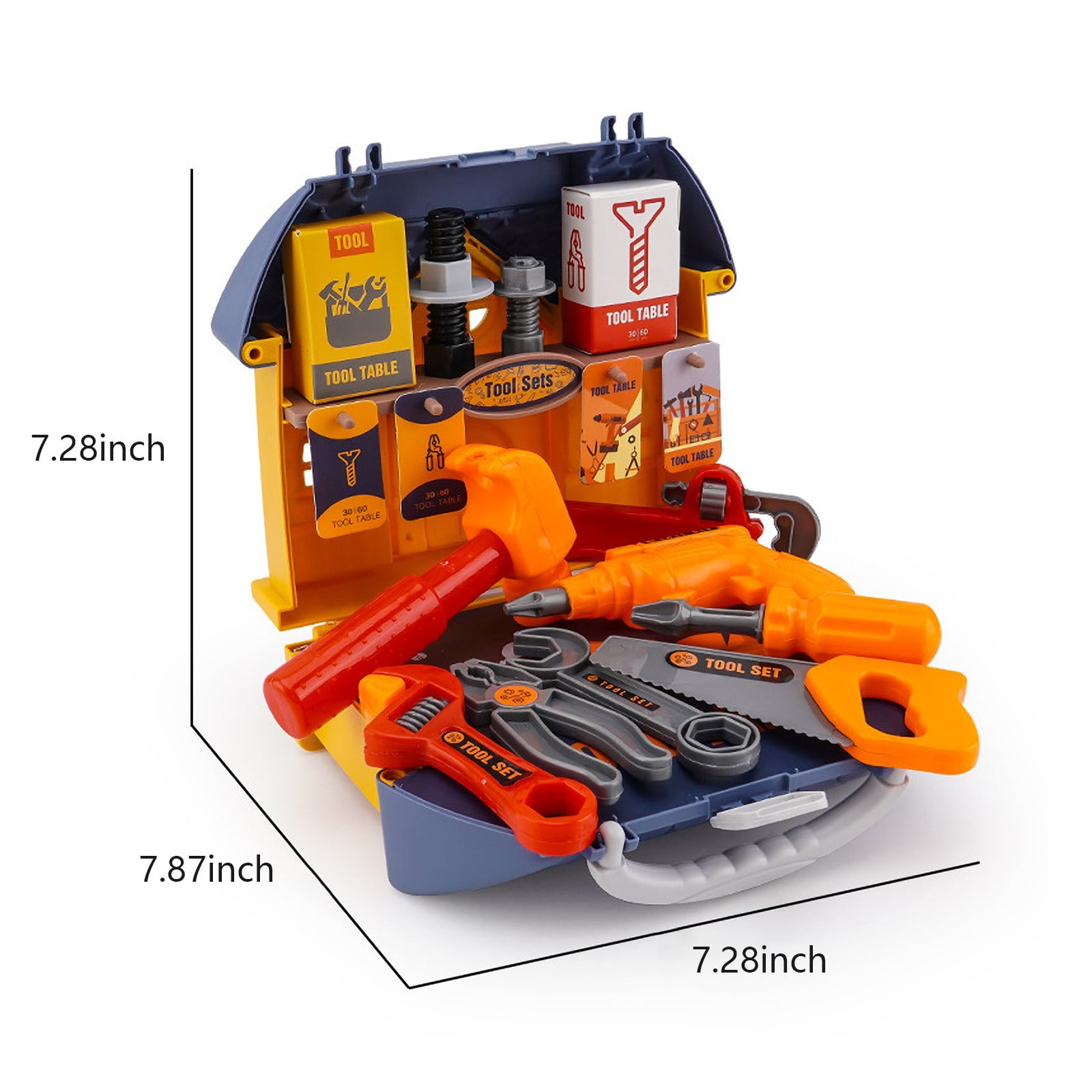 Toddler Toys Clearance! Kids Toy Gifts QTOCIO Children's DIY Toy Sets, Children's Engineer Tools Sets, Pretend Game Tools, Birthday Gifts For Boys And Girls Aged 3, 4, 5, 6, 7, 8