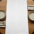 thumbnail image 5 of Grey Geometric 48 Inch Table Runner, Modern White Stripe Abstract Distortion Art Farmhouse Dresser Scarf Cotton & Linen Tablerunner for Dining/Kitchen Island/Holiday Party Décor 13" x 48", 5 of 9
