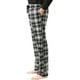 thumbnail image 2 of Pantalones de pijama a cuadros de forro polar ultrasuave para hombre con bolsillos Adepaton CJWUS-3774, 2 of 3