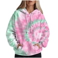 thumbnail image 6 of Godom Womens Hoodies Fall Long Sleeve Drawstring Pullover Tops with Pockets Loose Casual Sweatshirt for Women, 6 of 6