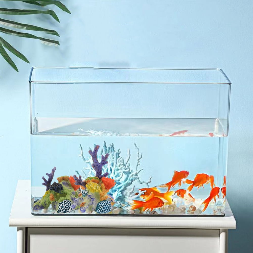KYAIGUO Fish Tank Decor Stable Artificial Resin Coral Aquarium Decorations Fish Tank Accessories