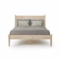 thumbnail image 4 of Camaflexi Mid Century Panel Bed Full Size Light Oak, 4 of 8
