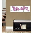 thumbnail image 3 of Epic Graffiti  3 piece "Orchid" Acrylic Wall Art, 20" x 60", 3 of 3