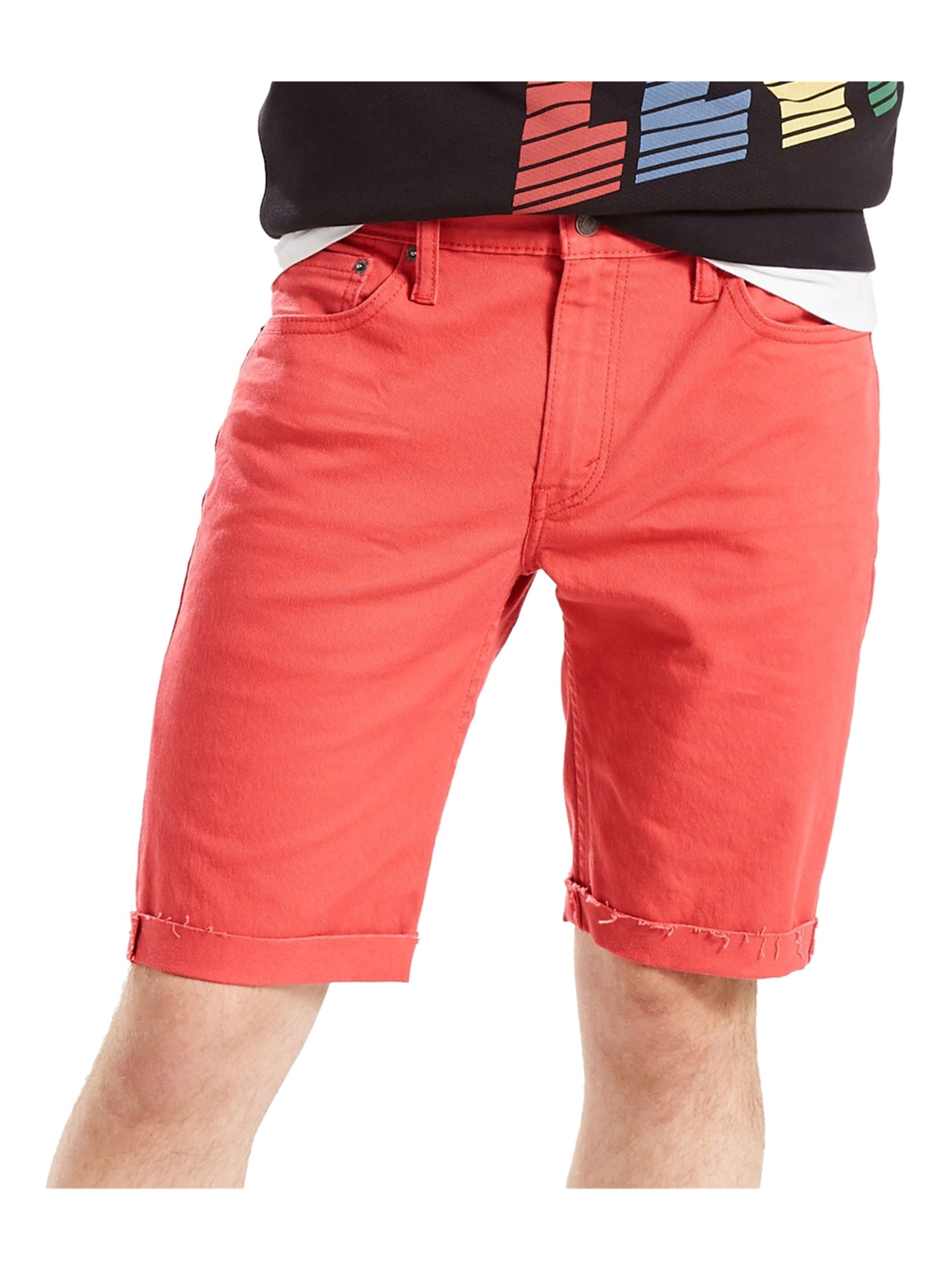 levi's red shorts
