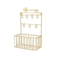 thumbnail image 2 of Key Holder Wall Mount Entryway Key Holder With Shelf Mail And Key Organizer For Wall, Concise Modern Decorative Rack For Front Door, 2 of 6