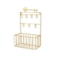 thumbnail image 1 of Caja de Almacenamiento de Llaves Colgantes de Ganchos de Llaves, Estante de Pared de Hierro de 28.5x18x8.5cm con 7 Ganchos Y Canastas Colgantes de Pared de Alambre para Almacenamiento para la Entrada,, 1 of 6