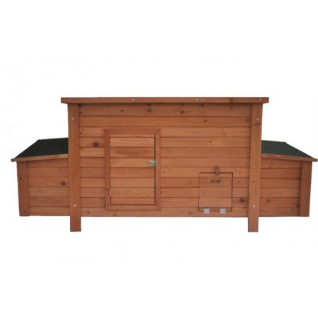 Chickencoopoutlet 71 Deluxe Large Solid Wood Chicken Coop Hen House With 4 Nesting Boxes For 6 10 Chickens