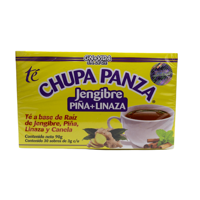 CHUPAPANZA (JENGIBRE/PIÑA/LINAZA) TÉ SOBRE 3 G C/30 GN+VIDA Super mayoreo naturista TÉ SOBRE 3 G C/30