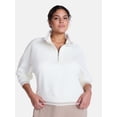 thumbnail image 2 of Avia Women's Quarter Zip Fleece Pullover, Sizes XS-XXXL, 2 of 6