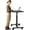Black, variant on GallopFun mobile Laptop Standing Desk Adjustable Height, Small mobile Desk Workstation with Wheels, Portable Rolling Computer Desk Cart for Home Office Classroom (Black)