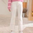 thumbnail image 2 of Huanglei Thermal Leggings For Girls Flared Trousers Stretch Flared Winter Warm Trousers For Children And Toddlers, 2 of 4