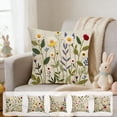 thumbnail image 7 of SIYTUAU Decorative Square Pillowcases Polyester Beige 45X45X0.5Cm 17.72X17.72X0.20In For Bedroom Sofa Home D, 7 of 7