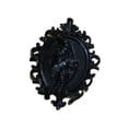thumbnail image 4 of Decoración de pared gótica, escultura de pared, decoración de Halloween, adorno de regalo vintage Negro, 4 of 9