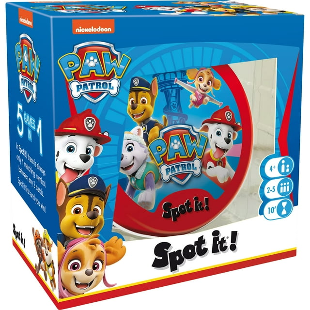 Juego de cartas Zygomatic Spot It! Paw Patrol Family, niños de 4 años o más Zygomatic Zygomatic