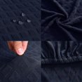 thumbnail image 2 of facefd Stretch Computer Chair Slipcovers Rotating stretchable slipcover Chairs Slipcover Chair Seat Covers for Office Dark Blue, 2 of 9
