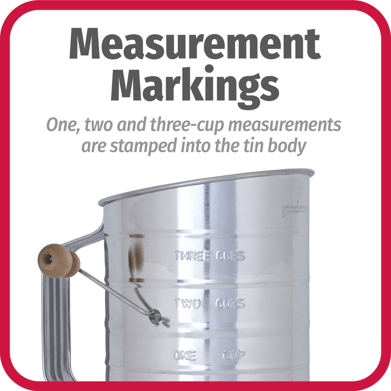 GoodCook PROfreshionals 3-Cup Metal Flour Sifter photo 5