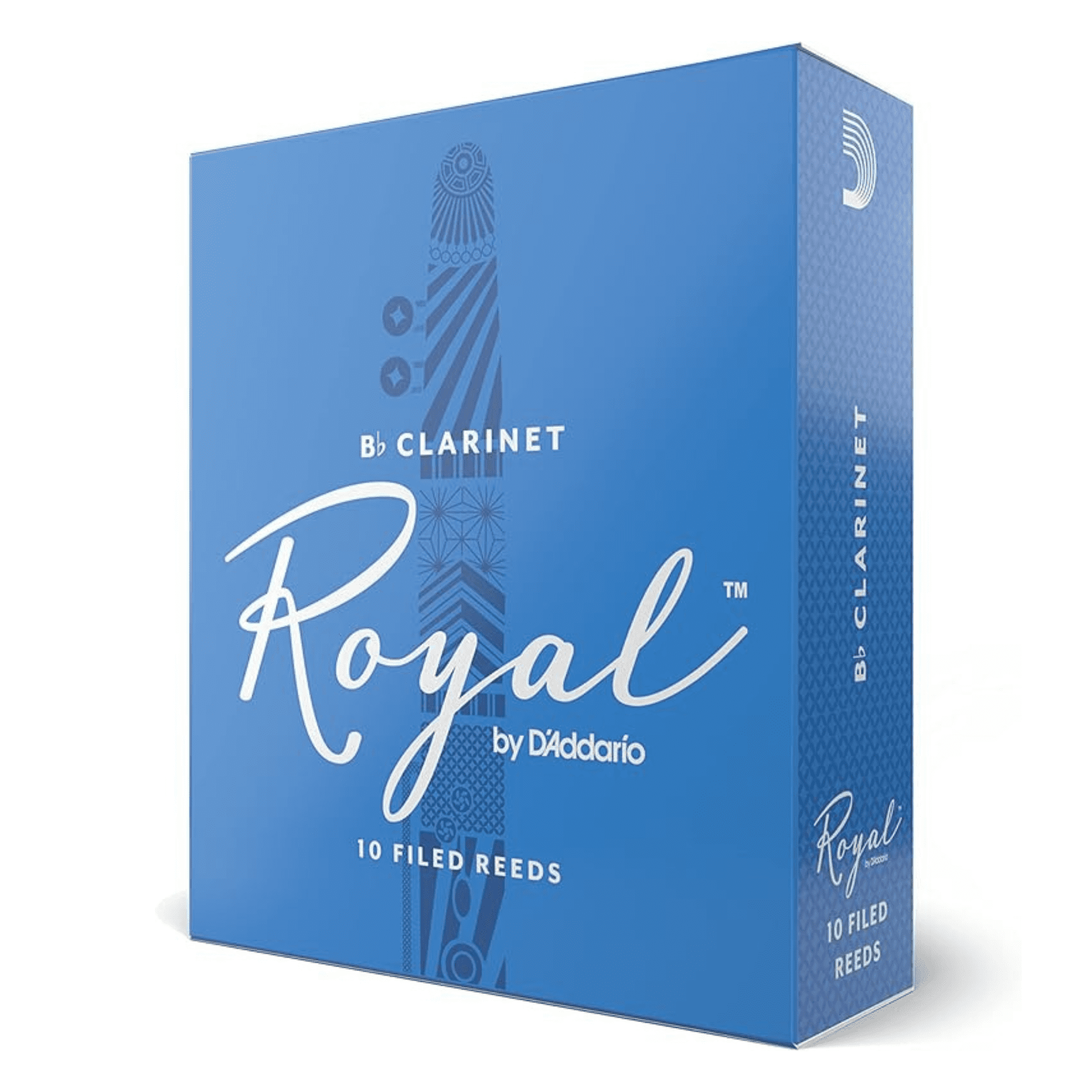 Royal by D'Addario Bb Clarinet Reeds, Strength 2.5, 10-pack