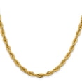 thumbnail image 2 of Primal Gold 10 Karat Yellow Gold 5.4mm Semi-solid Rope Chain, 2 of 4
