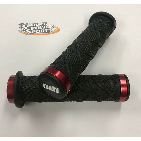ODI X-treme ATV Lock-On Black/Red Thumb Throttle Grips (J30XTB-R)