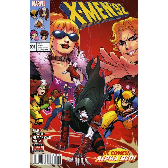 X-Men '92 (2nd Series) #2 VF ; Marvel Comic Book
