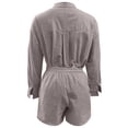 thumbnail image 4 of MAIHAN Women’s 2 Piece Lounge Tracksuit Outfit Sets Summer Loose Fit Long Sleeve Shirt and Elastic Waist Shorts Women 2 Piece Outfits Sets Casual Vacation Outfit Two Piece Outfit, 4 of 4