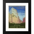 thumbnail image 2 of Don Chester Powell 11x14 Black Modern Framed Museum Art Print Titled - Zion National Park, Ranger Naturalist Service (ca. 1938), 2 of 5
