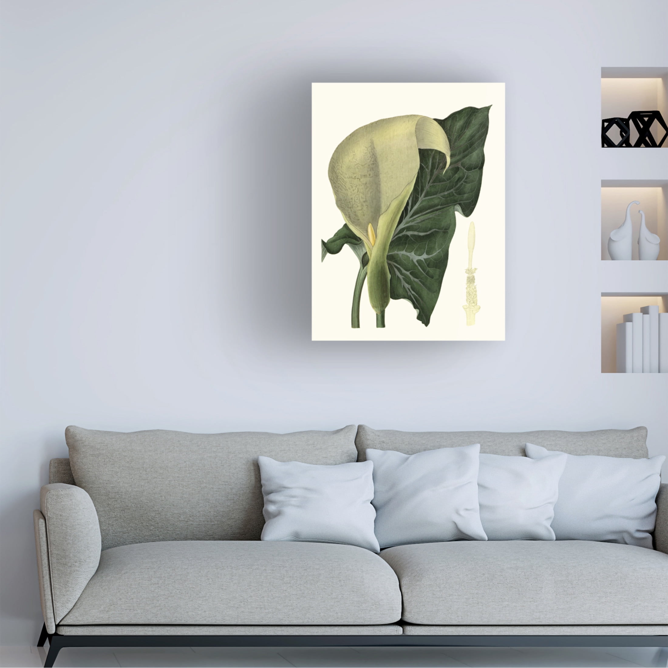 Canvas Wall Art - Vision Studio 'Grand Foliage III' Wall Art for Living Room, Bedroom, or Office Décor by Trademark Fine Art - 35 x 47 Inches