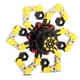 thumbnail image 3 of Vogacara Niños Fingertip Kids Transformable Cojinete de alta velocidad Mini juguete giratorio con ventosa Juguete rojo Juguetes Amarillo Vogacara FN000971-02B, 3 of 6