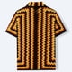 thumbnail image 4 of Ceisia Men's Summer Geometric Wave Jacquard Short Sleeve Button Down Knitted Cardigan Multicolor M Gifts, 4 of 9