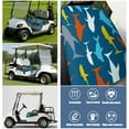 thumbnail image 6 of Practical Golf Cart Seat Cover 51" x 31", Microfiber Towel for EZGO, Club Car, Yamaha Front Seats, Easy Care, 6 of 8
