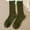 Army Green, variant on FADAACAI Crew Socks for Women,Solid Color Stacked Socks Wind Loose Tube Cotton Socks Fashion Lady Socks,Boot Socks for Women,Fall Socks Women Green A Clearance！