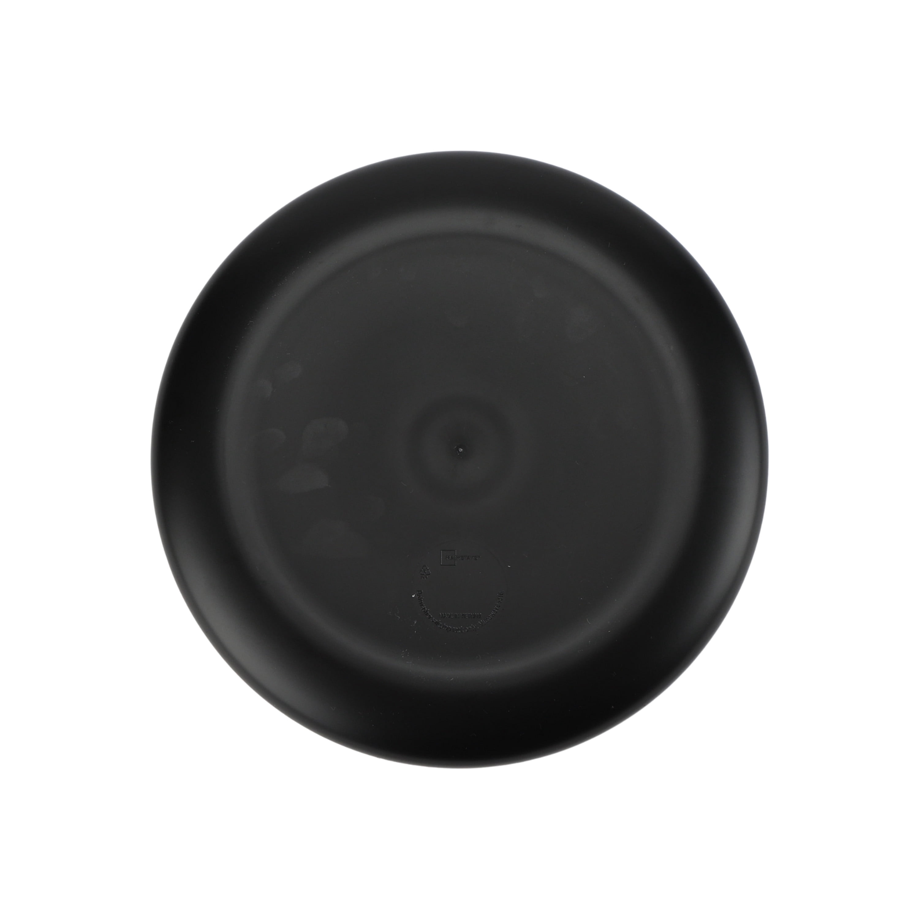 Mainstays 10.5 in Round Plastic Plate, Black