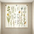 thumbnail image 6 of 2D Printed Kitchen Curtain Valance 1 Pair Short Curtain Panels Fade Resistant Easy Install For Kitchen Bedroom Bathroom Small Window, 6 of 7