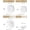 ELISA, variant on Dinnerware Sets, 24 Piece Porcelain Square Dishes, White with Silver Rim Plates and Bowls Sets, Ceramic Dish Set for 6, Chip Resistant Dishware Sets, Series