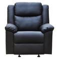thumbnail image 1 of Sillón Reclinable Hometrends Individual Tipo Piel Negro, 1 of 3